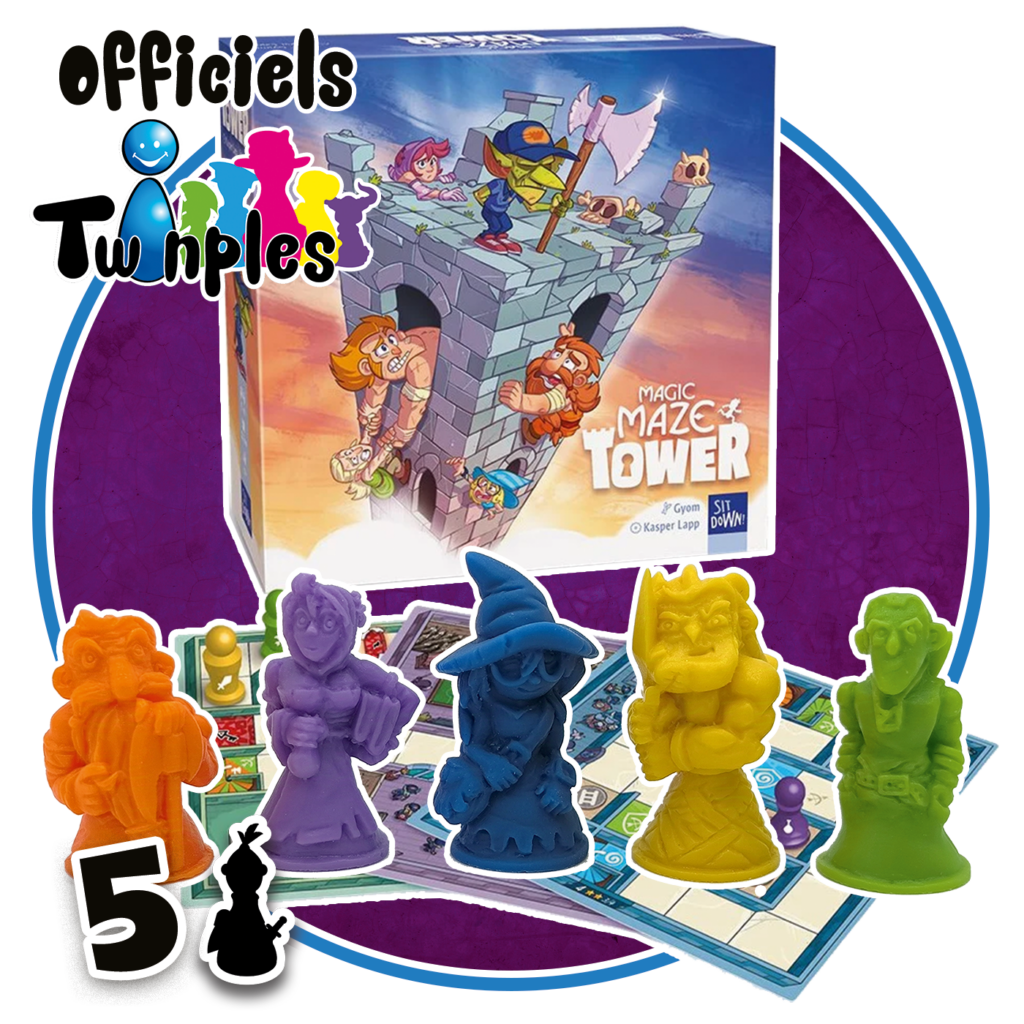 TWINPLES OFFICIELS MAGIC MAZE - TOWER